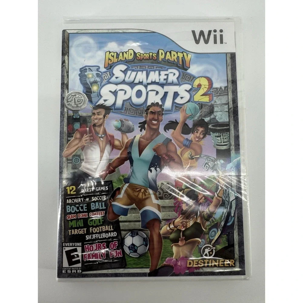 Island Sports Party Summer Sports 2 Nintendo Wii Destineer‎ Brand New In Box